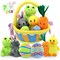 7Pcs Basket for Easter Plush Original Style Plushies Playset Stuffers Toys